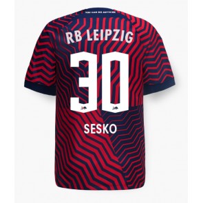 RB Leipzig Benjamin Sesko #30 Bortatröja 2023-24 Kortärmad